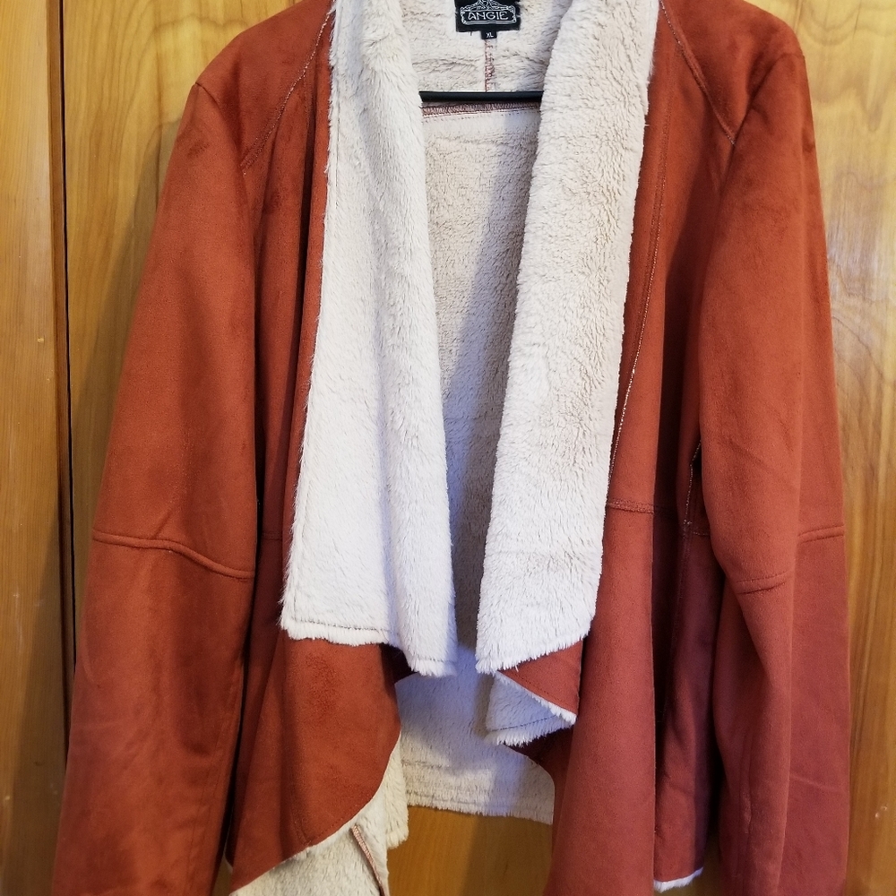 Faux fur lined jacket